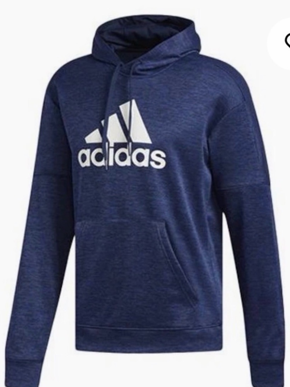 adidas Men's climacool Navy Blue Logo Hoodie